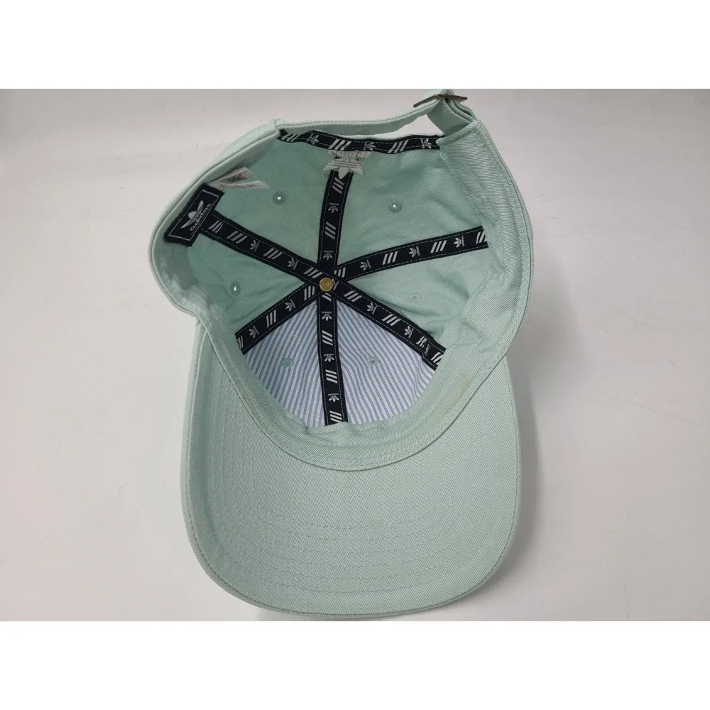Women Adidas Trefoil‎ OSFW Strapback Adjustable Hat Cap Cotton Casual Mint White